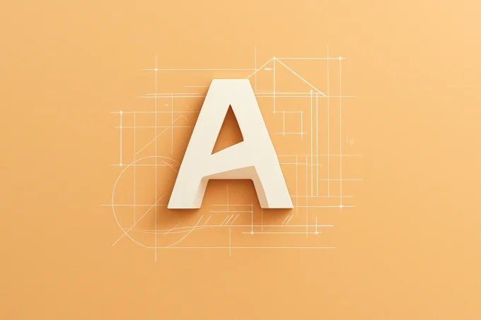 AutoCAD nedir sorusuna yanıt niteliğinde teknik çizim ekranı görseli