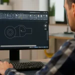 AutoCAD ekranında patlatma komutu kullanarak blokları parçalara ayıran kullanıcı